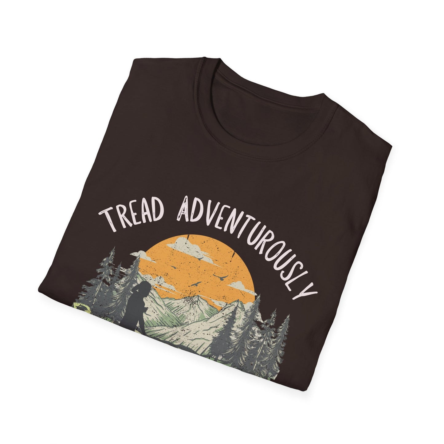 The Stacey - Tread with Dog - Unisex Softstyle T-Shirt