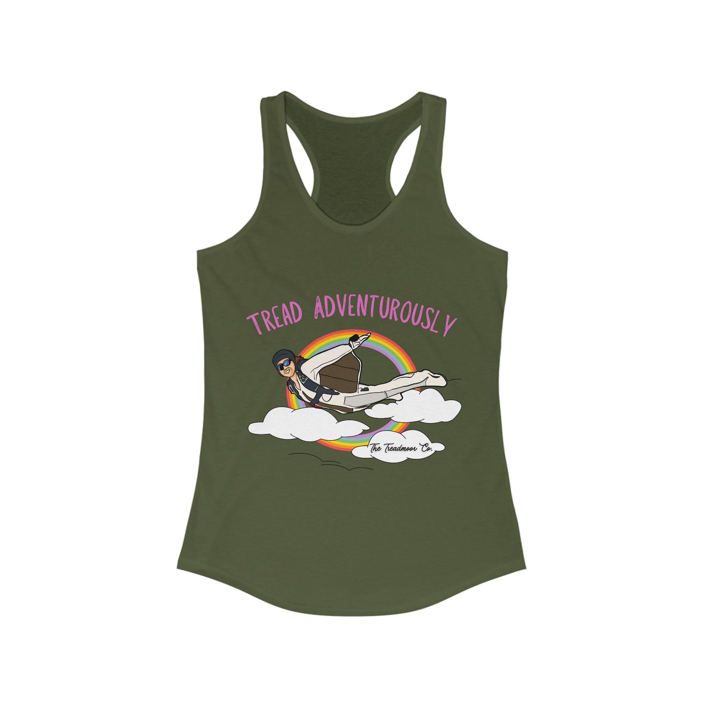 The Jay - Rainbow Portal Wingsuit Women's Ideal Racerback Tank